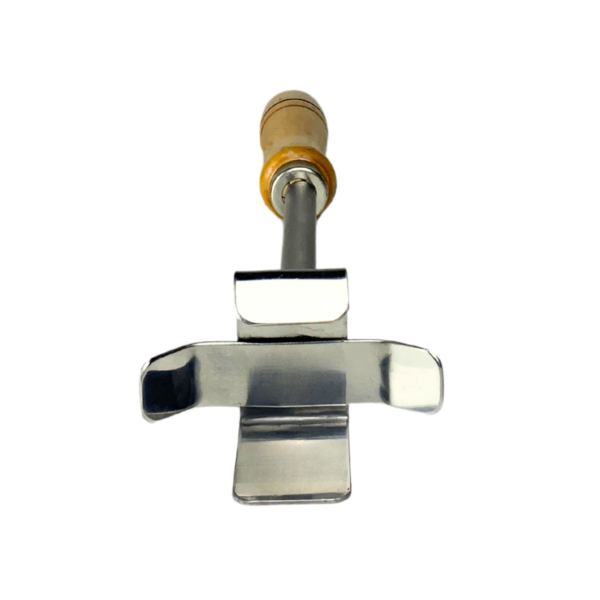 Agarradera de molde de pizza de 35 cm en acero inoxidable resistente
